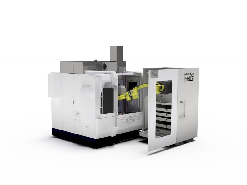 Automatisering en machine van één fabrikant: Spinner Robobox
